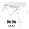 4-Bogen Boots-Bimini-Tops 96"L x(79"-84\")B x 54"H Markisenvordach Hellgrau