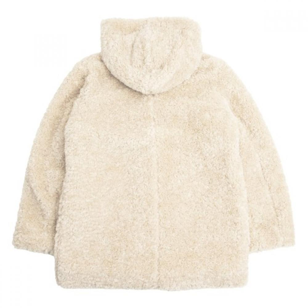 Bluetail Beige Shearling Coat Azh4ct01bg