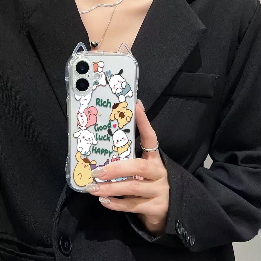Sanrio TK Cat Ears KT Case for Apple 16 