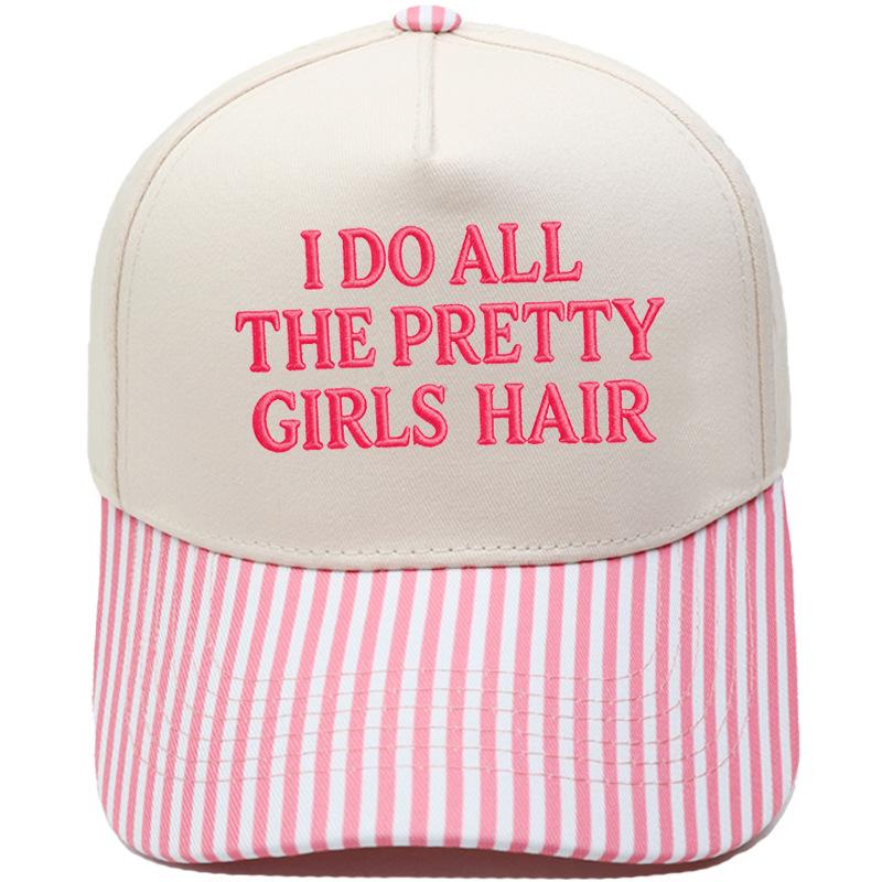I DO ALL Fun Embroidery Color Matching Truck Driver Baseball Cap Men's and Women's Casual Shade Dad Hat
