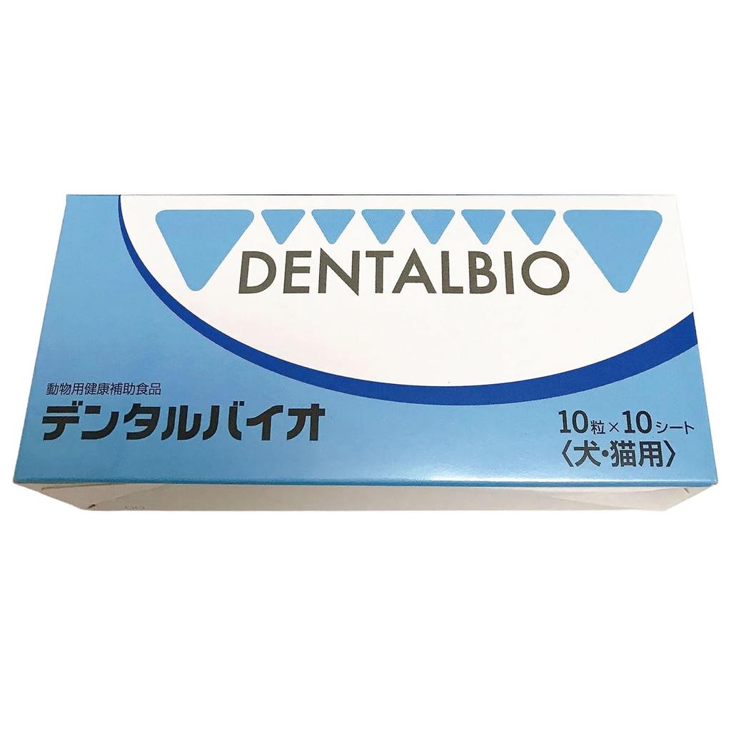 Kyoritsu Dental Bio for Dogs and 10 Tablets X 10 Shipped In the Original Box (100 Tablets) Cats, Sheets,