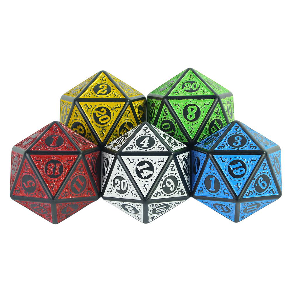 10ks 20stranná sada polyedrických kostek pro DND RPG hry na hrdiny a stolní hry