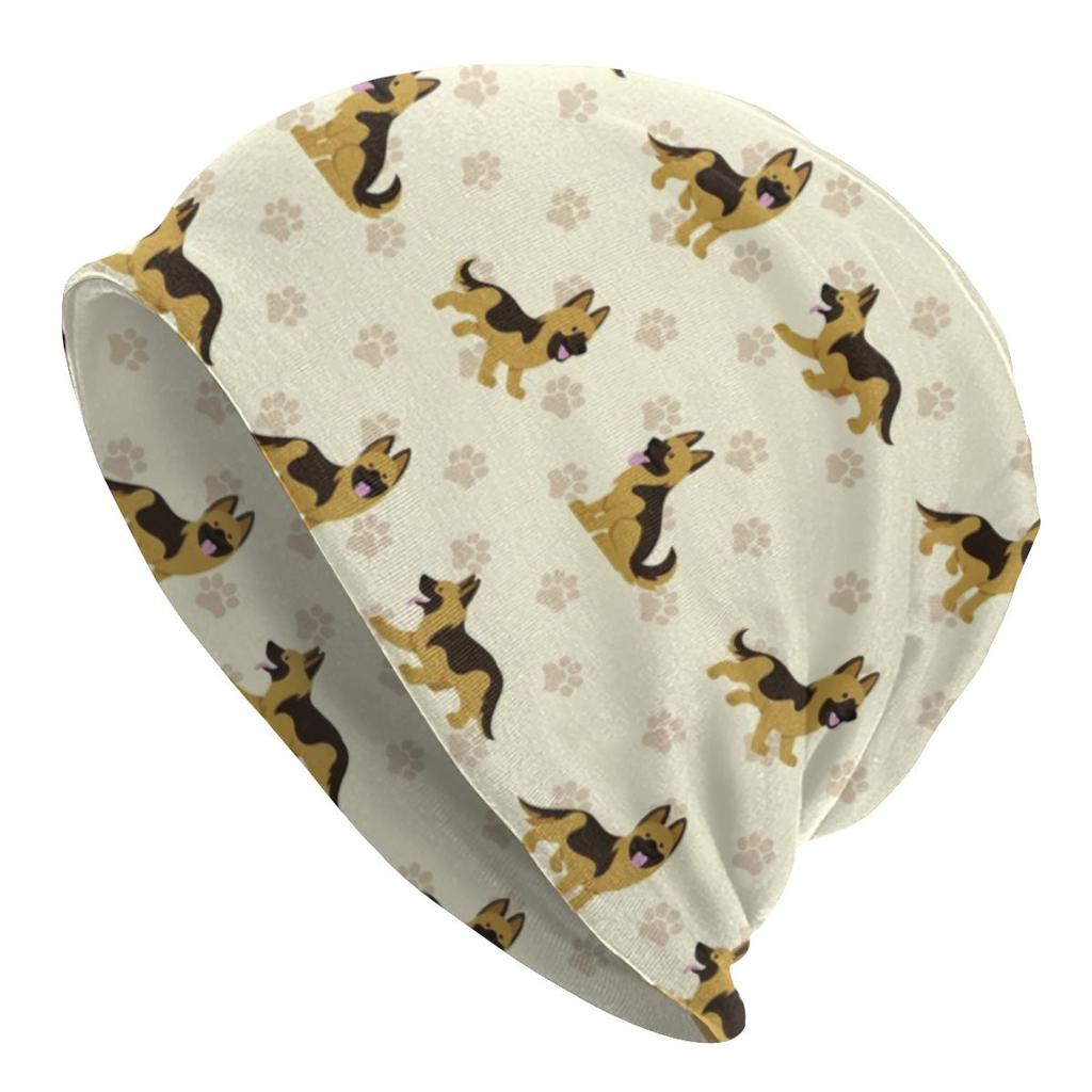 Winter Warmer süßer Pomeranian Deutscher Spitz mit Blumen Motorhaube Femme Beanie Mütze Hippie Haustier Hund Outdoor Ski Skullies Beanies Cap
