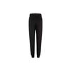 Calvin Klein Drawstring Waist Reflective Letter Print Fleece Joggers Women bottoms Black 4WF2P612-001