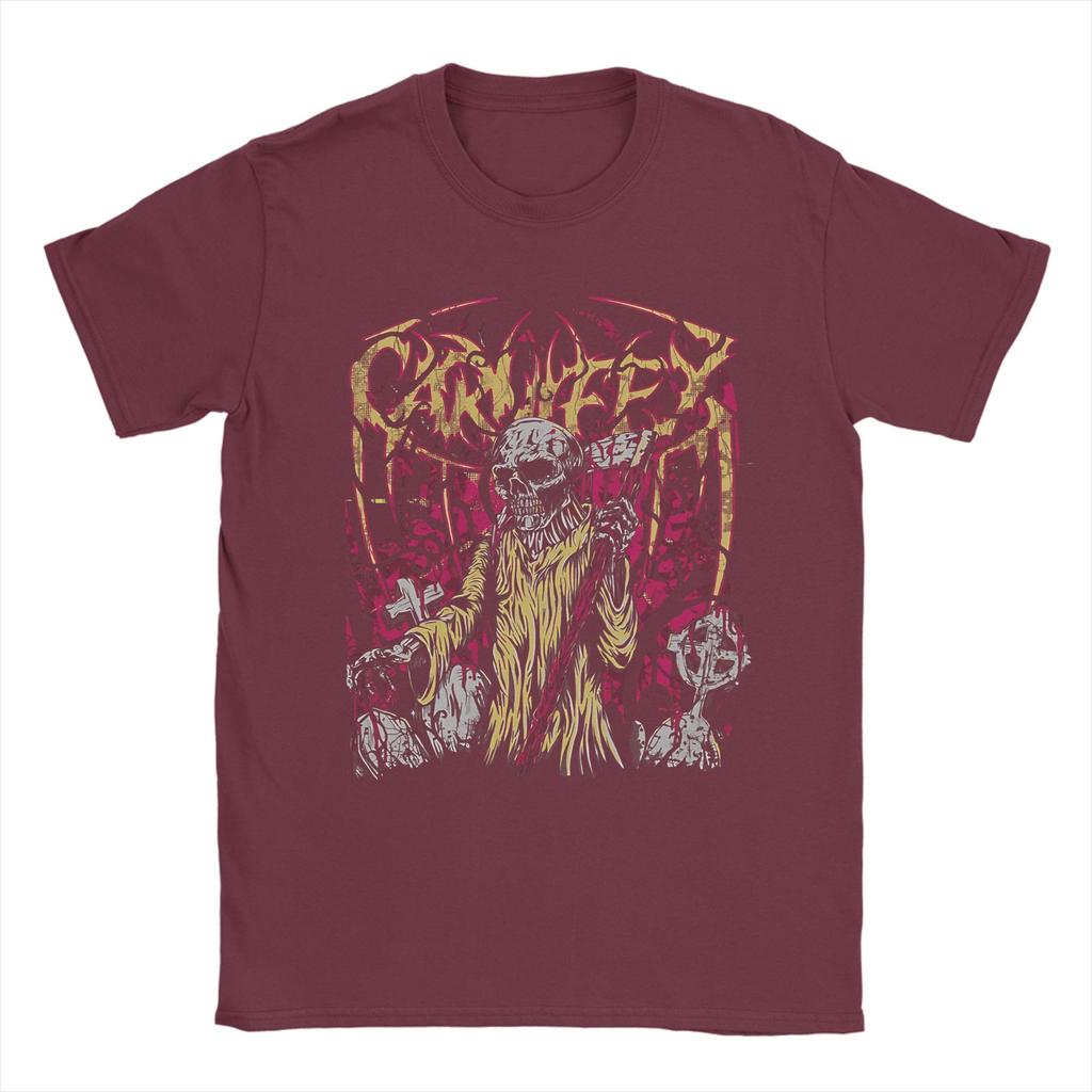 Best Of Carnifex Band T Shirt Summer  100 Cotton TShirts For Unisex Harajuku Custom Logo Tshirt Short Sleeves Classic Clothes