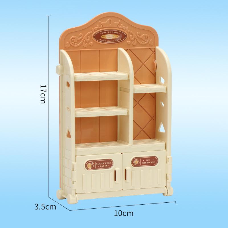 Miniature Dollhouse Supermarket & Dining Accessories Set