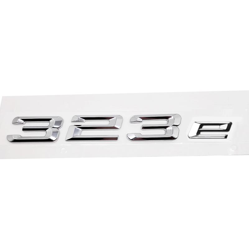 ABS Car Rear Trunk Logo Badge Emblem Sticker For BMW 3 series 316e 328e 318e 320e 325e 330e 335e E46 E90 E91 F30 F31 F34 G20