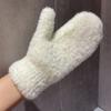 Winter Niedlich Koreanischer Stil Student Plüsch Gestrickt Radfahren Kältefest Paar Plus Samt und Verdickung Um Warm zu Halten im Herbst und Winter