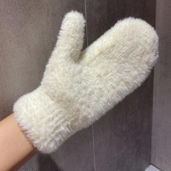 Winter Niedlich Koreanischer Stil Student Plüsch Gestrickt Radfahren Kältefest Paar Plus Samt und Verdickung Um Warm zu Halten im Herbst und Winter