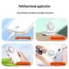 Dual-Use Portable Folding Neck Fan: Handheld, Desktop, Low Noise, Strong Wind, Outdoor-Friendly.