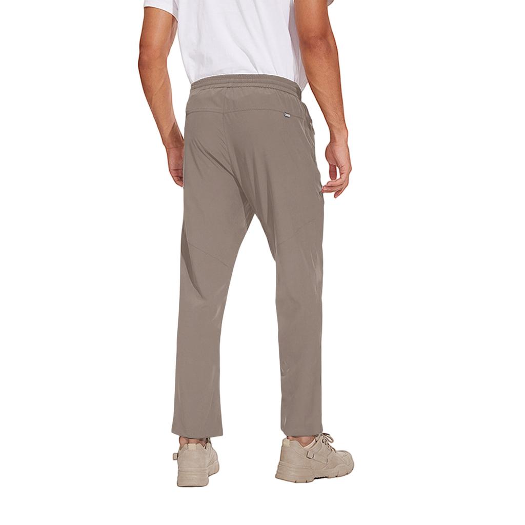 Pantaloni Jogger Sportivi da Uomo con Tasche con Zip, Vita Regolabile con Coulisse, Abbigliamento Sportivo Leggero per Corsa, Allenamento e Comfort Quotidiano