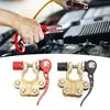 2Pcs Car Battery Terminal Connector With 4 Terminal Black Red Boat Trailer Clamp Connector for SAE O