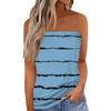 Women's Summer Sexy Tube Top Off Shoulder Sleeveless Tops Strapless Beach Vest Bandeau Shirt Backless Sexy Tops