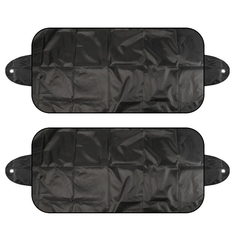 2Pcs Car Windshield Protector Car Exterior Protection Prevent Snow Ice Sun Shade Dust Frost Freezing Snow Windshield Cover