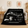 Kpop BBTS Jung Hoseok J Hope Flannel Blanket Soft Warm Throw Blanket for Bedroom Living Room Bed Travel Camping Picnic Gift