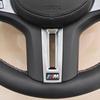 TLOO9 4PCS Car Steering Wheel Hub Caps Center Emblem Badge Sticker DIY Decorative Sticker For BMW M E39 E38 E90 E60 F30 F20 X1 X3 X5