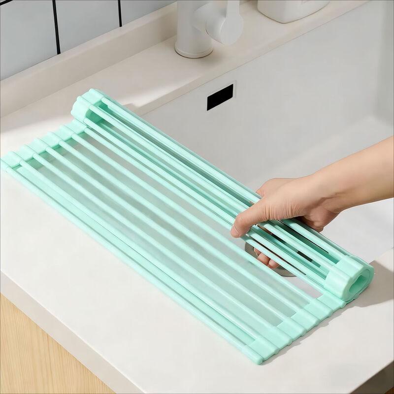Roll-Up Silicone Dish Drying Rack