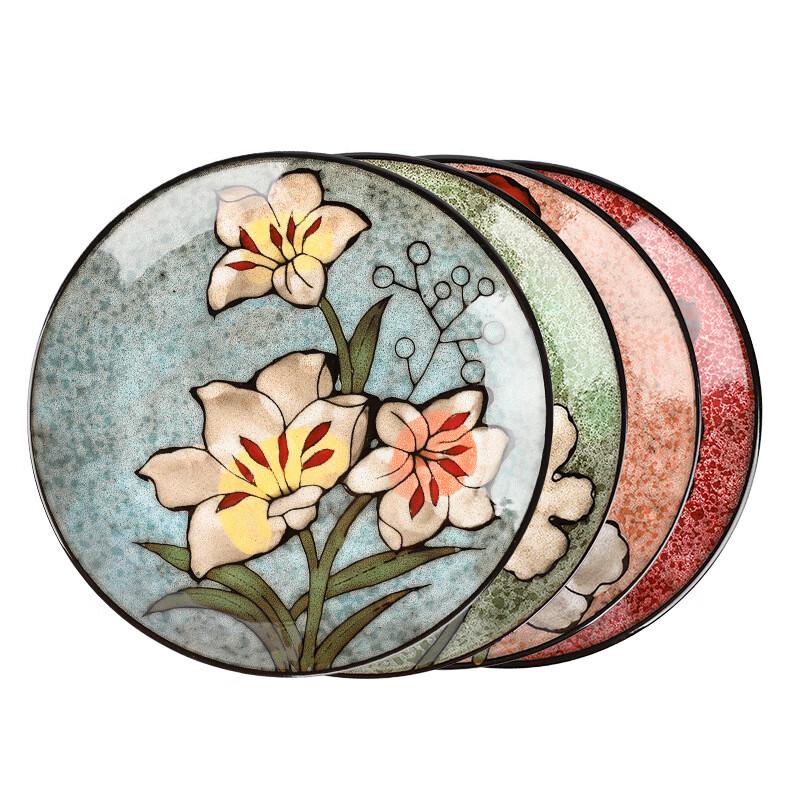 Zhi Shi Underglaze Hand-Painted Ceramic Dish