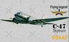 USAAF C47 Skytrain  Military Transport Aircraft  T Shirt New 100 Cotton Short Sleeve ONeck Casual Mens Tshirts Size S3XL