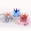 Copricapo per Animali Domestici Adorabile Accessorio Cosplay Delicato sulla Pelle Copricapo Corona di Pizzo da Principessa per Animali Domestici
