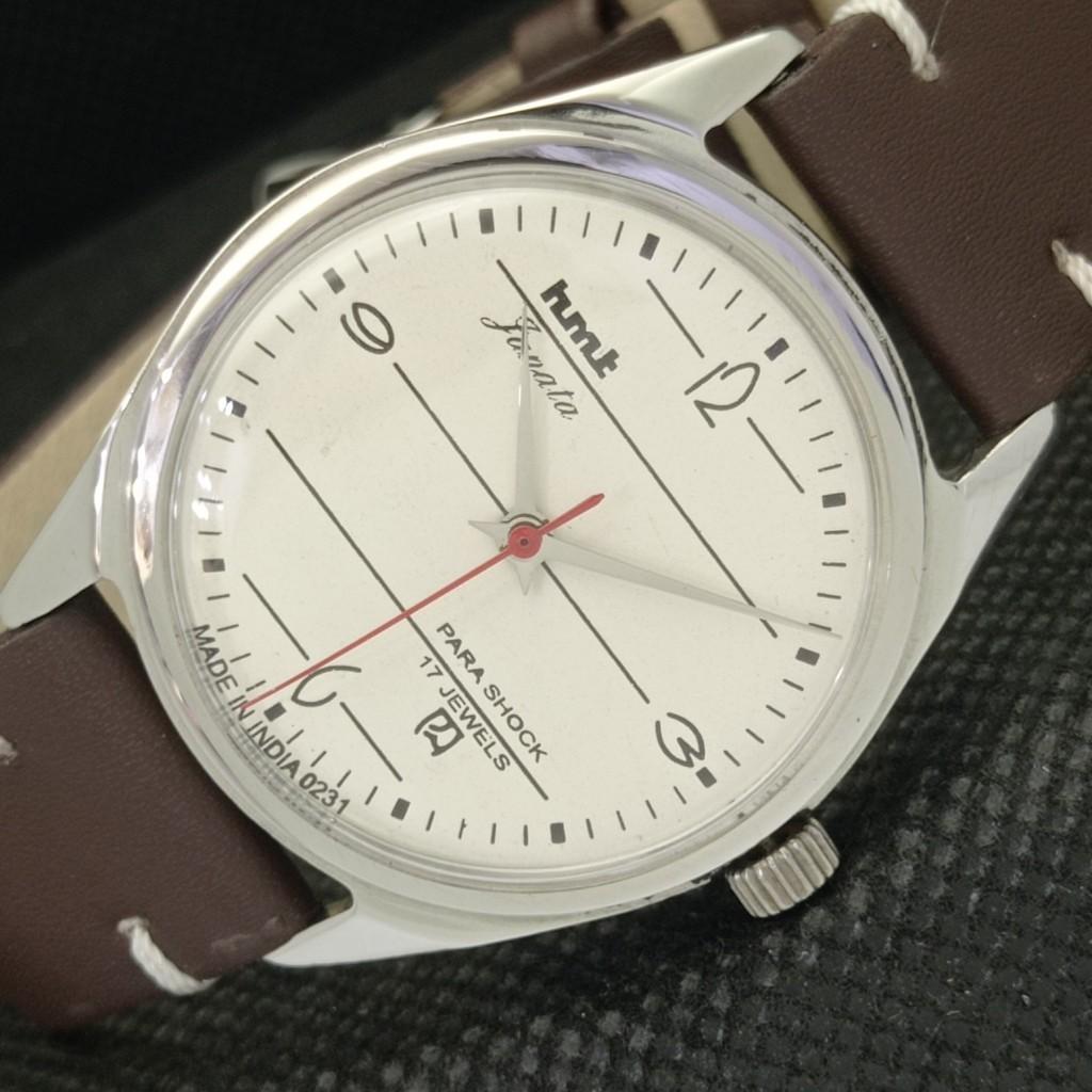 

USED HMT JANATA INDIAN MENS MECHANICAL WATCH a301564-1 Sku568c-a301564