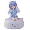 16CM Kafuu Chino Anime Is The Order A Rabbit Kneeling Position Desktop Golf Model Toy Gift Collection Ornaments Crafts PVC