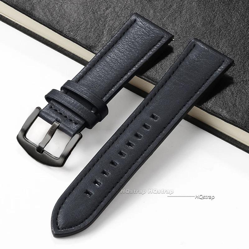20mm 22mm Vintage Retro Calfskin Leather Watch Band Quick Release Straps Men Women Bracelets Belt Universal Watch Accessories