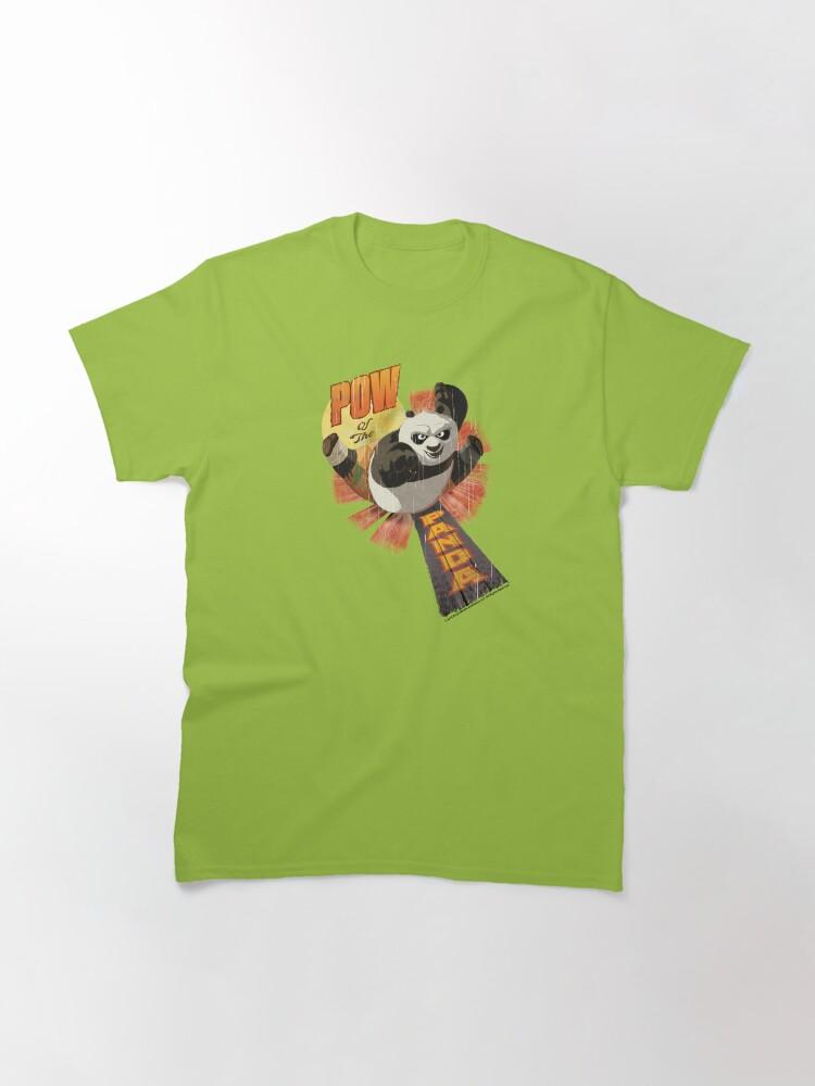 Kung Fu Panda Kung Fu Panda Pow Of The Panda Action Pose Portrait Classic T-Shirt