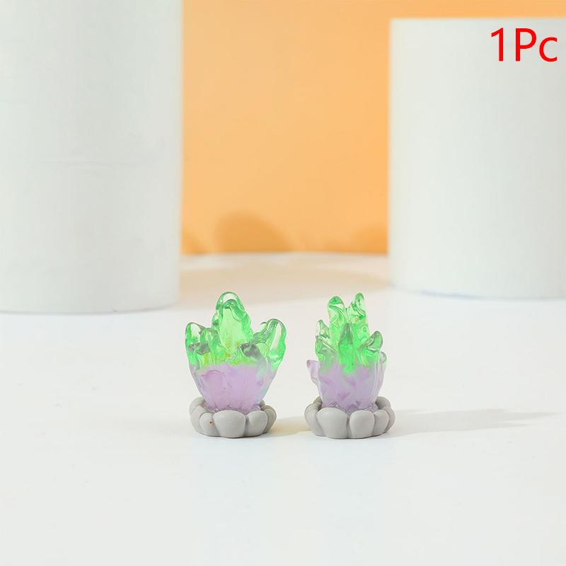 Potted Plants In The Shape Of Noctilucent Marine Resin Fish Tank Landscape Fish Aquatic Ornament Aquarium Decoration Accessories