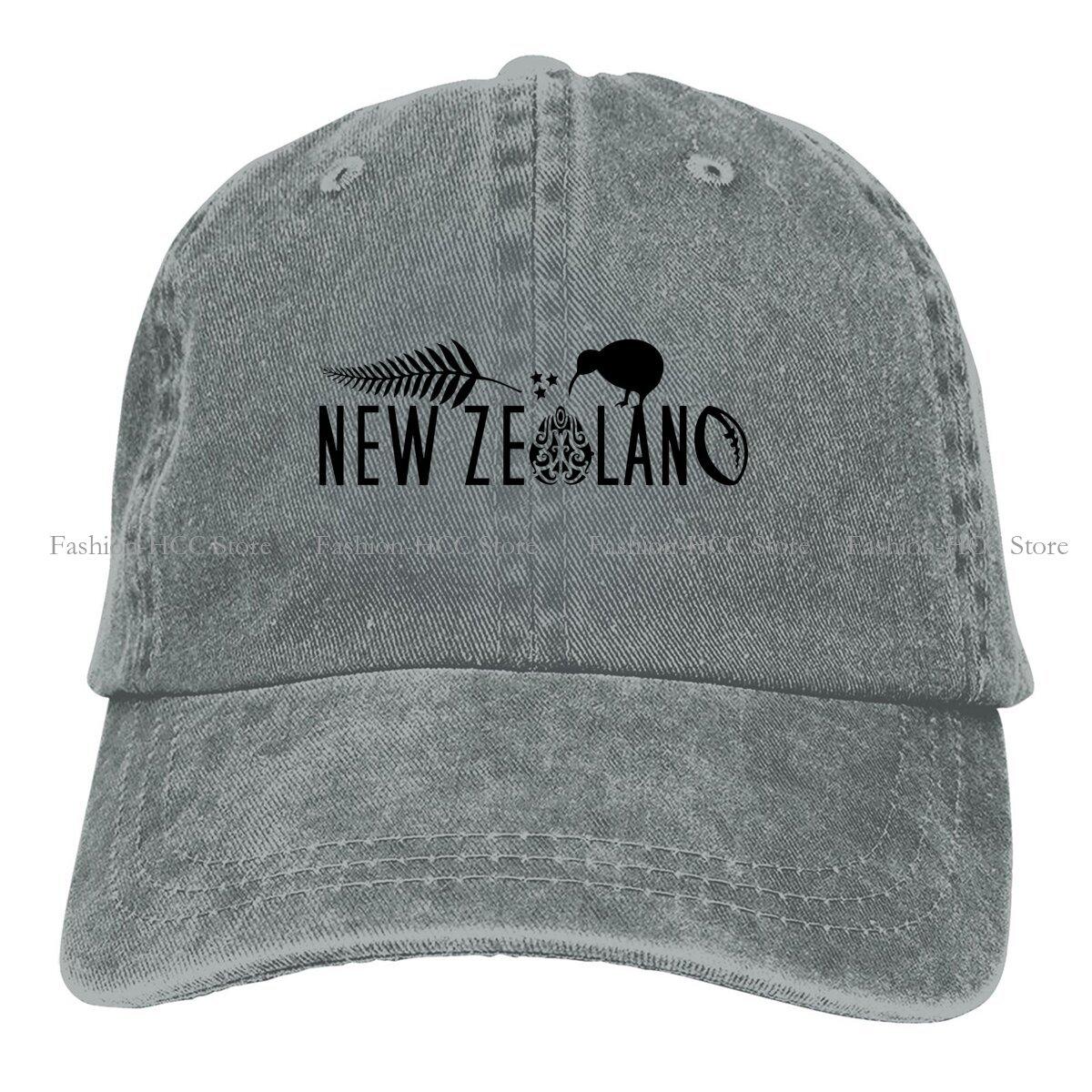 Kiwi Rugby Fern Icons Baseball Caps Peaked Cap New Zealand All Blacks Sun Shade Hats Unisex Women One Size