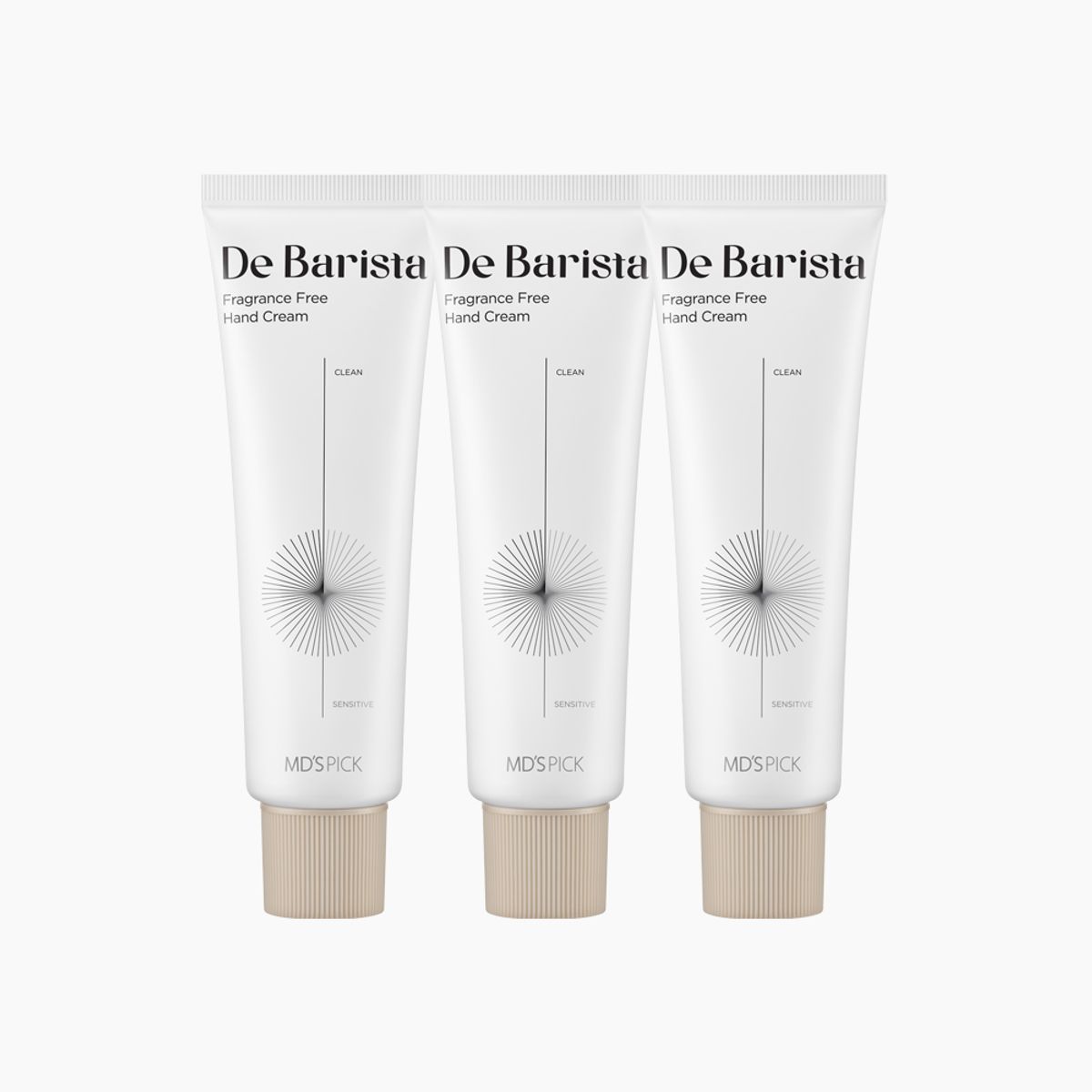 De Barista Unscented Hand Cream 50g (3 pieces)