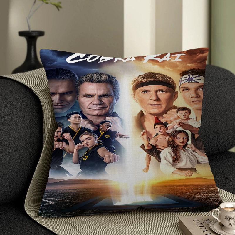 Action Tv C-Cobra K-Kai Cushion Cover Car Throw Pillow Case For Sofa Car Christmas Gift 40X40Cm 45X45Cm
