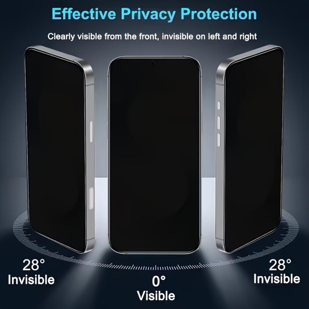 3Pcs Tempered Glass Screen Protectors Offers Privacy Features And Is for Samsung Galaxy S26 Ultra Fingerprint Unlocking