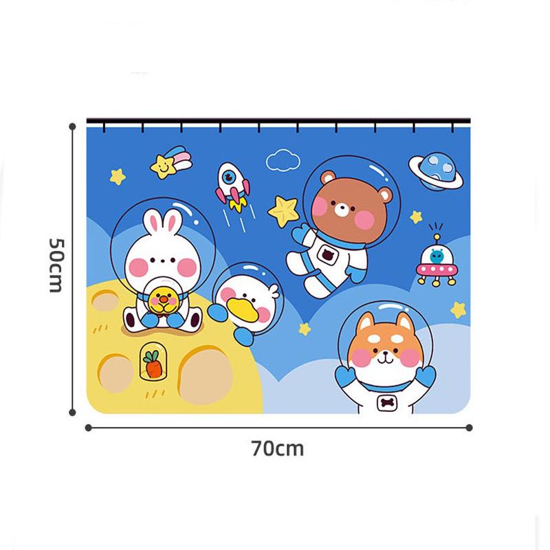 Car Sunshade Curtains: Blackout, Heat Insulation, Privacy, Cartoon Design