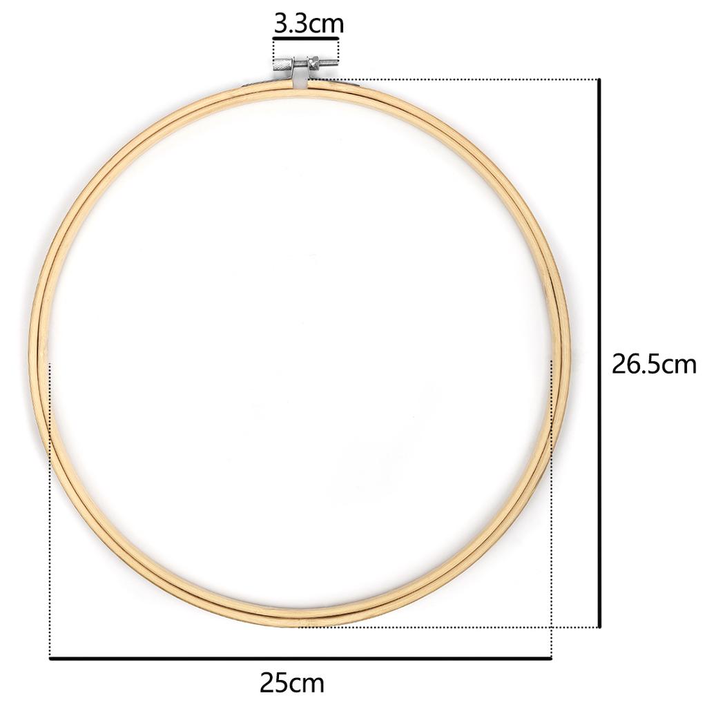 Wooden Embroidery Hoops Frame Set Embroidery Hoop Ring Machine Needlecraft Household Sewing Tools Needlecraft Sewing