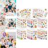 Cute Cartoon Themed Birthday Party Interactive Parent Child Puzzle Diy Stickers Pack