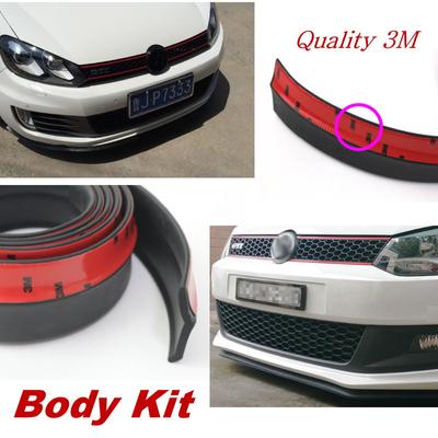 Car Bumper Lip Deflector Lips / For Volkswagen Voyage G2 G3 G4 G5 / Front Spoiler Skirt / Car Tunning View / Body Kit