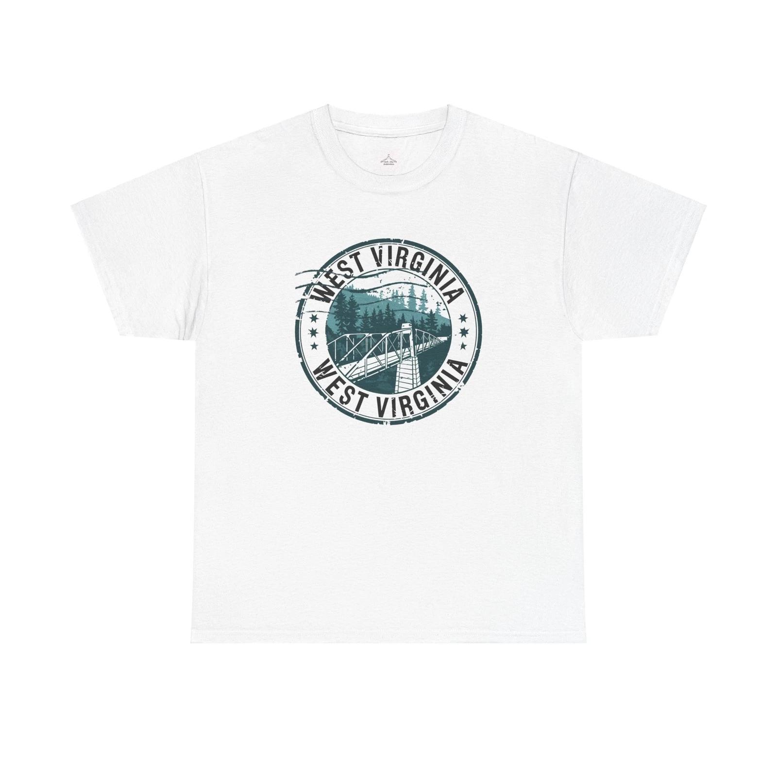 

West Virginia Adventure Tee, Vintage Travel Shirt, Unisex Cotton Shirt, Nature 4XL