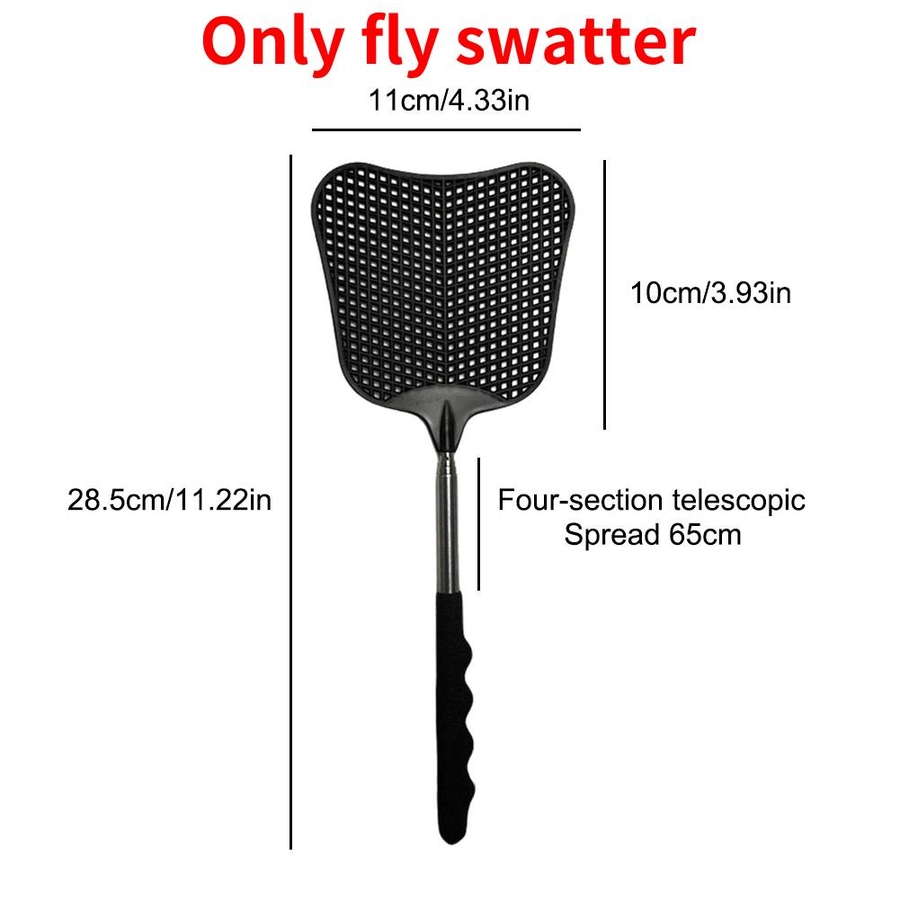 

2-in-1 Mosquito Killer Multi functional Electric Fly Mosquito Swatter Retractable Mosquito Swatter USB Rechargeable Bat Swatter