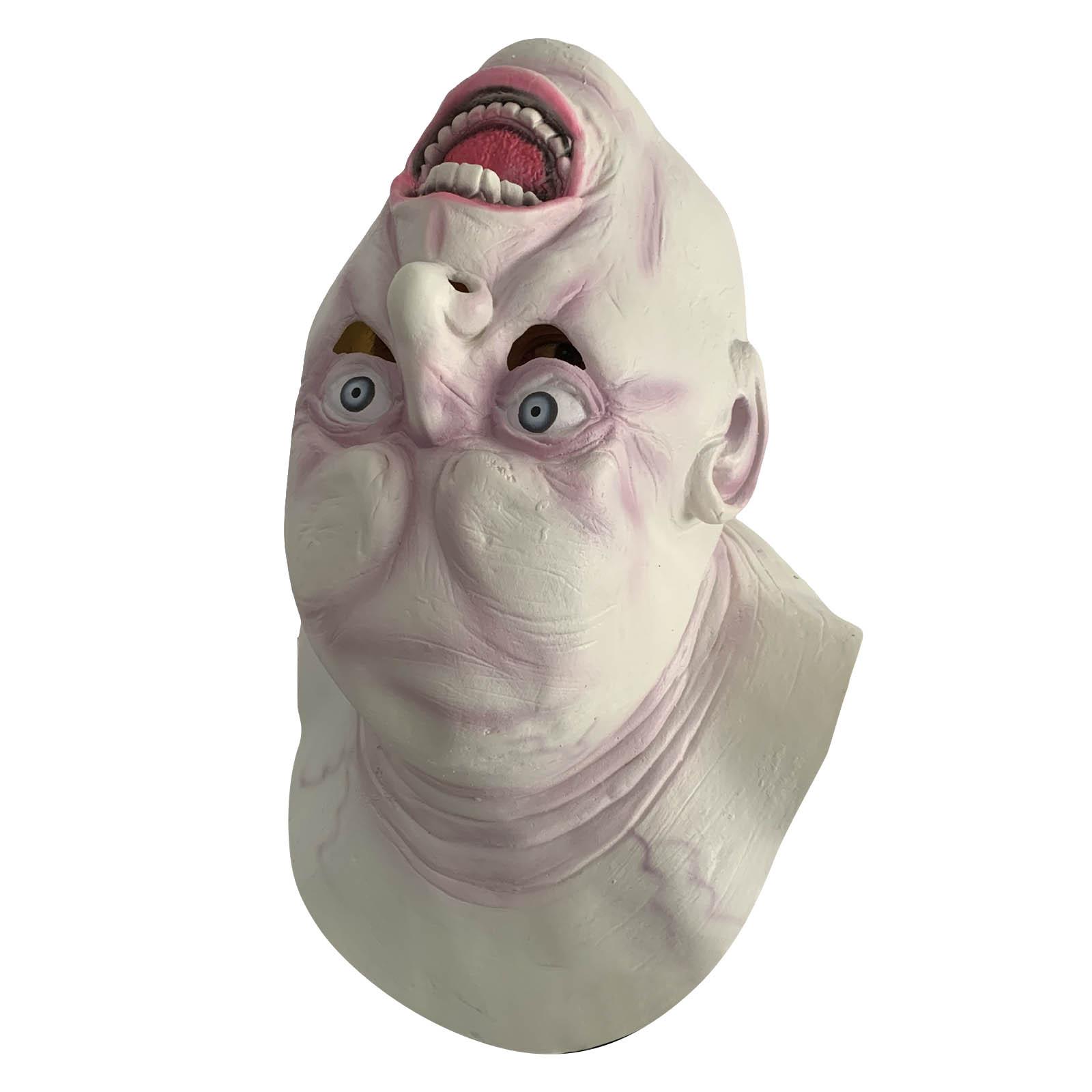 Halloween Party 9 Halloween Realistic Head White Latex Full Headgear For Cosplay Masquerade Party Party