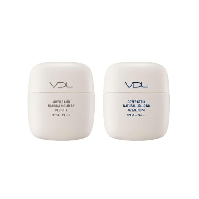 VDL - Cover Stain Natural Liquid BB - 2 Colors #01 Light