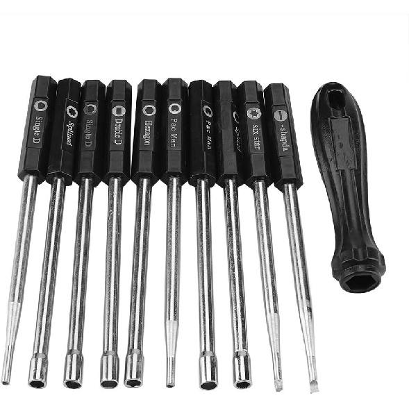 10PCS Carburetor Adjustment Tool Screwdriver Kit, Carburetor Adjustment Set Screwdriver Card Tool for 2 Cycle Small Engine Trimmer