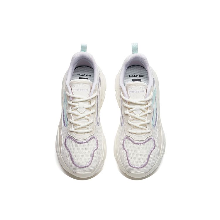 Anta Life Series Women Lifestyle Sneakers White Purple Blue 122228891-3