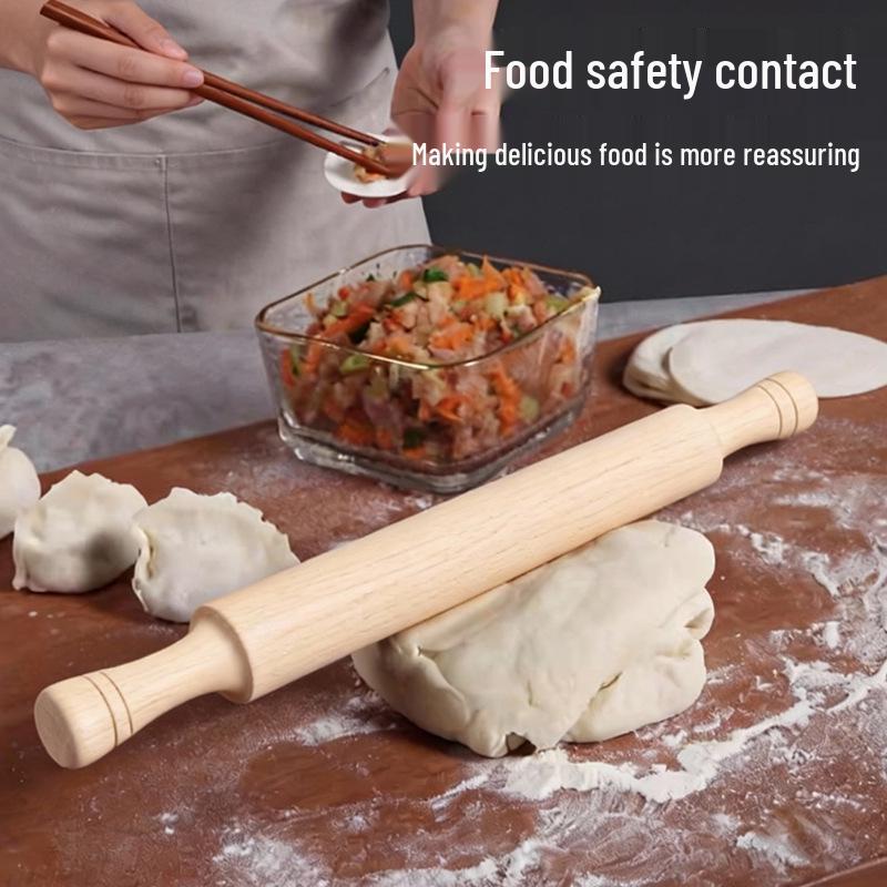 Mattarello in Legno Massiccio per Pasta di Ravioli & Pasticceria