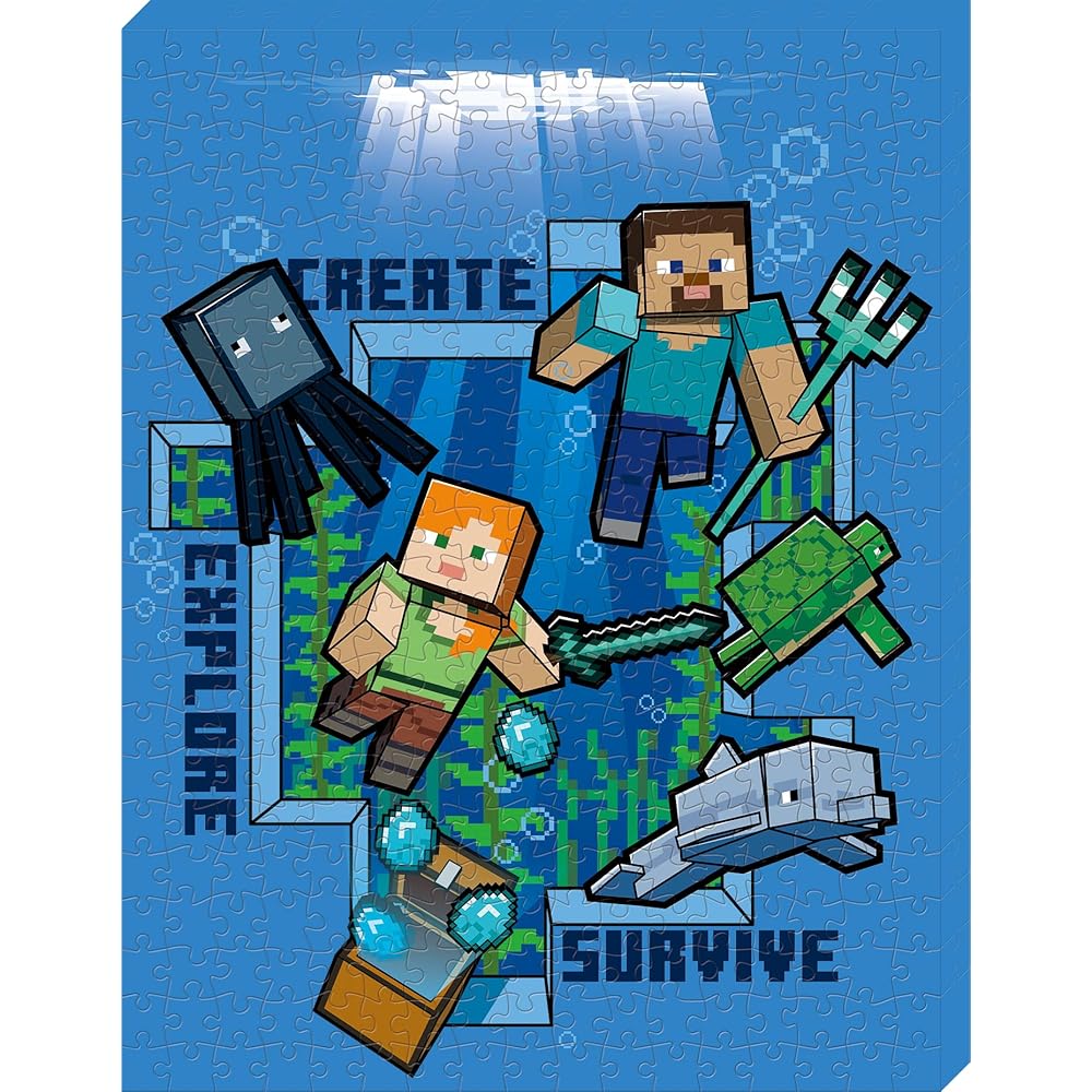 Ensky Minecraft Artboard Jigsaw Puzzle 366 Pieces 23.7x30.7x2.1cm