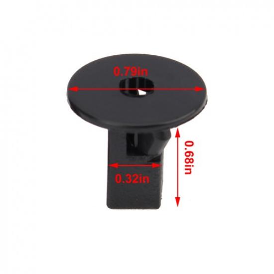 Set of 50 Nylon Screw Grommets 90189-06013 90189-06065 Clips For Toyota Lexus