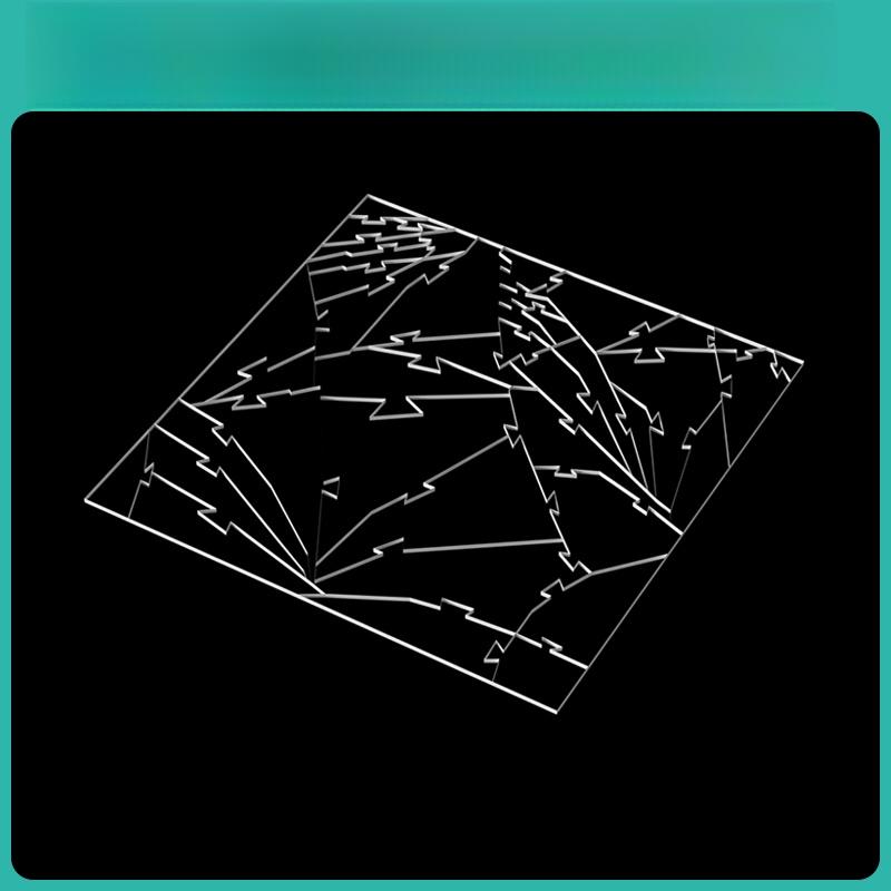 

1000 Pieces Transparent Acrylic Broken Glass Puzzle High Difficulty Brain Burning Hell Ten Level Puzzle Decoding Storage Box