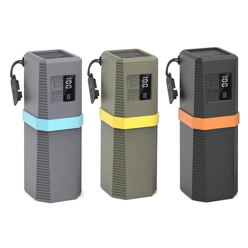 Soft Case Cover Lightweight for 15SE Power Supply Battery Pack Shockproof Silicone Skin for Power Adapter Case
