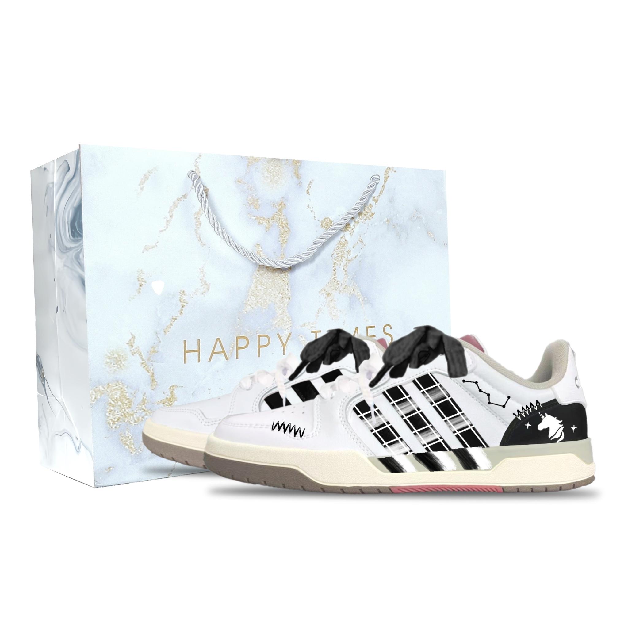 Adidas Neo Entrap Abrasion Resistant Breathable Low top Skateboard Shoes Unisex JQ3926(team1013-) 36