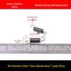 Stainless Steel Spring Hook for Microwave Oven Handle, Wire Diameter 0.6/0.7